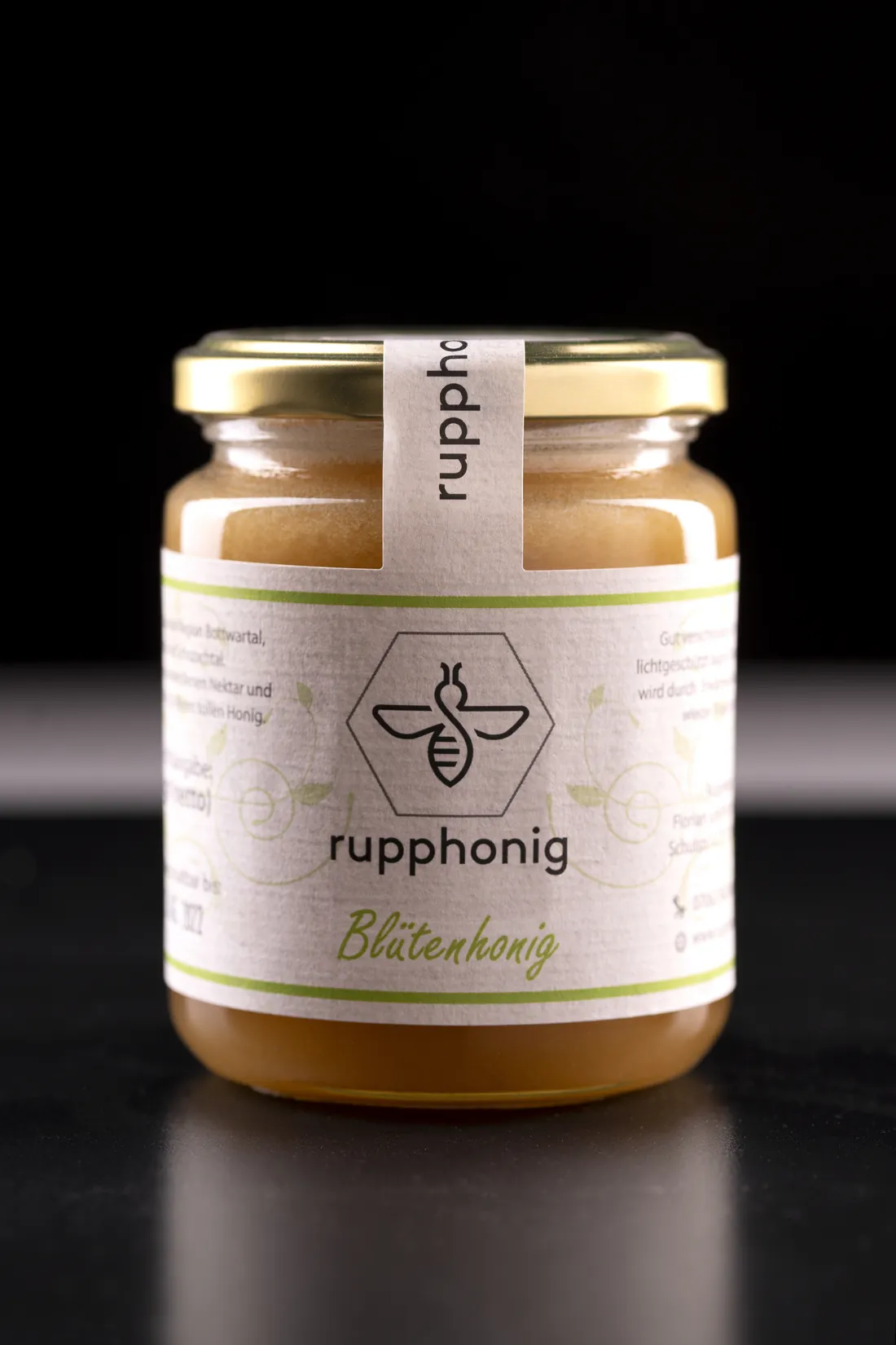 Glas Blütenhonig von rupphonig
