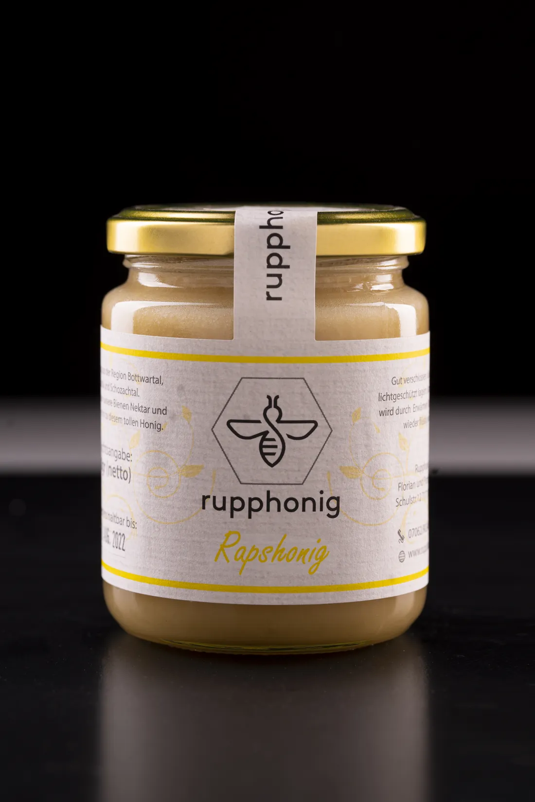 Glas Rapshonig von rupphonig
